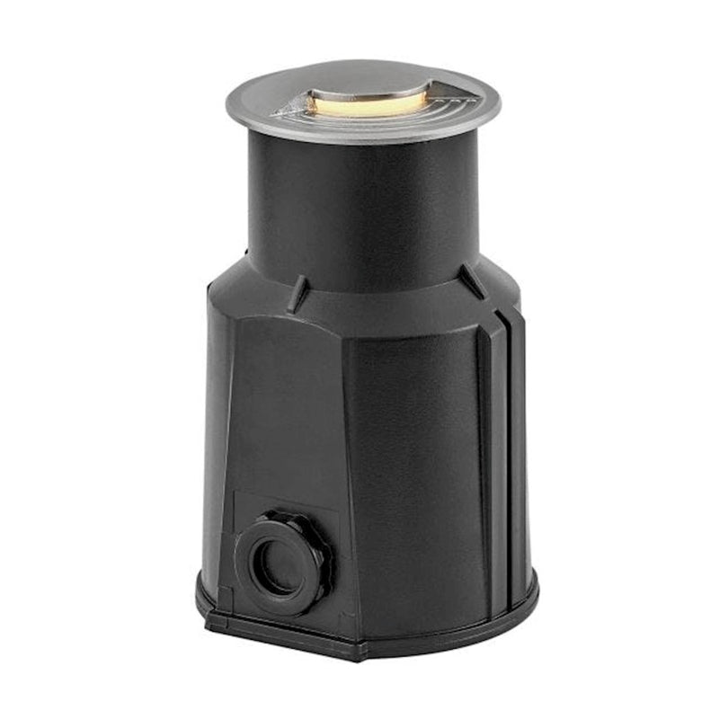 Hinkley Flare 7in Uni-Directional Landscape Well Light | Modern Stainless Steel and Frosted Glass | Outdoor Pathway & Garden Accent | 7.5 | Model 15712SS