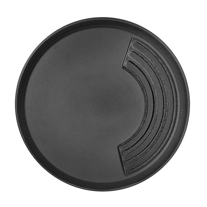 Hinkley Sparta Flare LED 3" Uni-Directional Well Light, Stainless Steel Black/Frost
