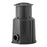Hinkley Sparta Flare LED 3" Uni-Directional Well Light, Stainless Steel Black/Frost
