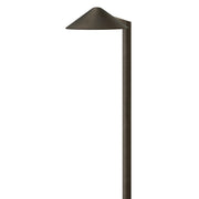 Hinkley Hardy Island 1Lt Path Light, Brass Black/Etched Lens - 16012BSK-LL