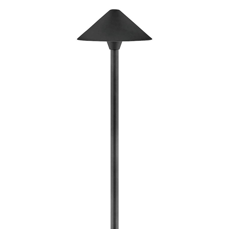 Hinkley Springfield 8in 1-Light Path Light | Oil Rubbed Bronze Aluminum and Clear Glass | Landscape Pathway & Garden Accent | 8 x 8 x | Model 16019OZ-LL