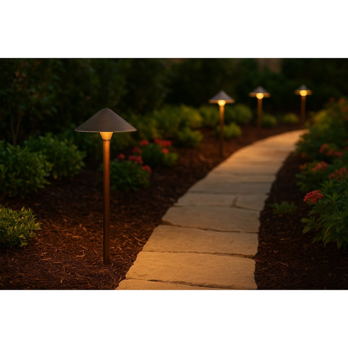 Hinkley Hardy Island 1Lt Path Light, Matte Bronze