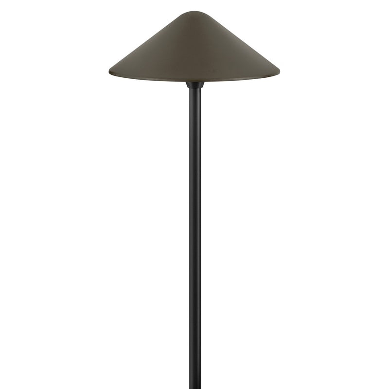 Hinkley Springfield 12in 1-Light Landscape Path Light | Oil Rubbed Bronze Aluminum and Clear Glass | Outdoor Pathway & Garden | 12 x 12 | Model 16024OZ-LL