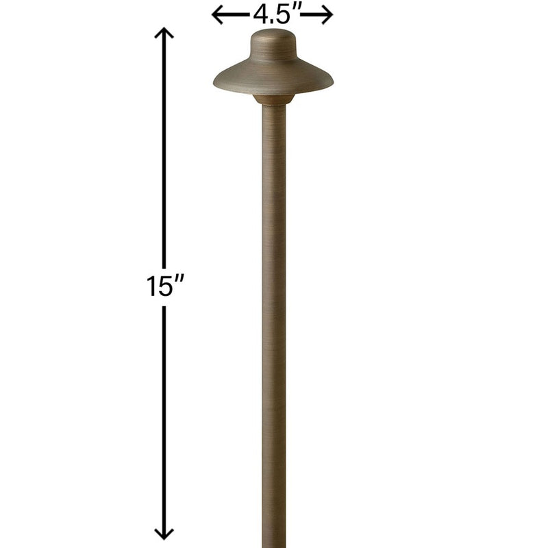 Hinkley Lighting LED Hardy Path Light, Matte Bronze