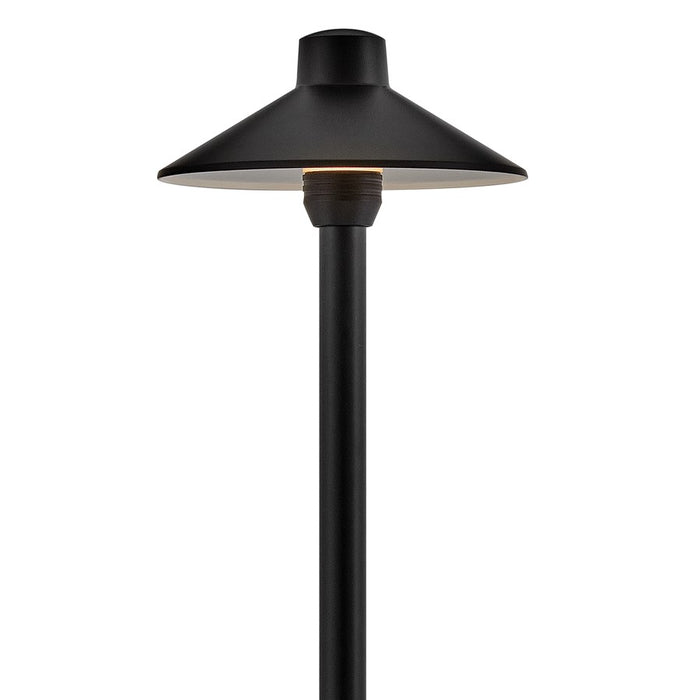 Hinkley Hardy Island 1Lt 17" LED Path Light, Brass Black/Frost Acrylic