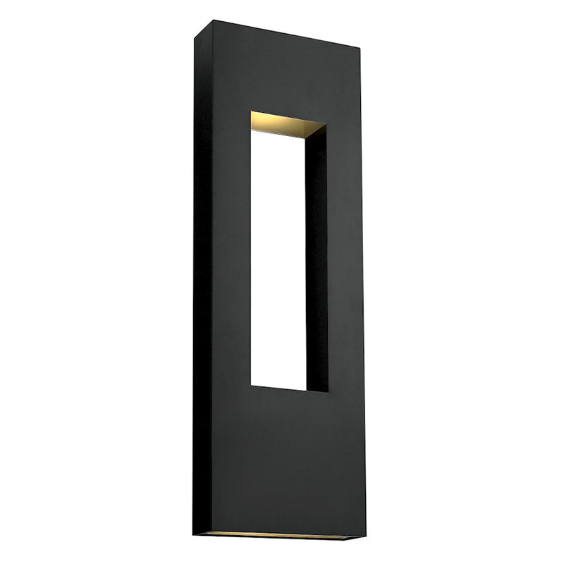 Hinkley Atlantis 36in 3-Light Outdoor Wall Sconce | Modern Bronze Aluminum and Etched Lens | Covered Patio & Entryway | 4 x 12 x 36 in | Model 1639BZ-LL