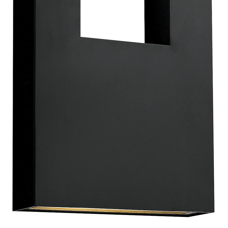 Hinkley Atlantis 36in 3-Light Outdoor Wall Sconce | Modern Bronze Aluminum and Etched Lens | Covered Patio & Entryway | 4 x 12 x 36 in | Model 1639BZ-LL