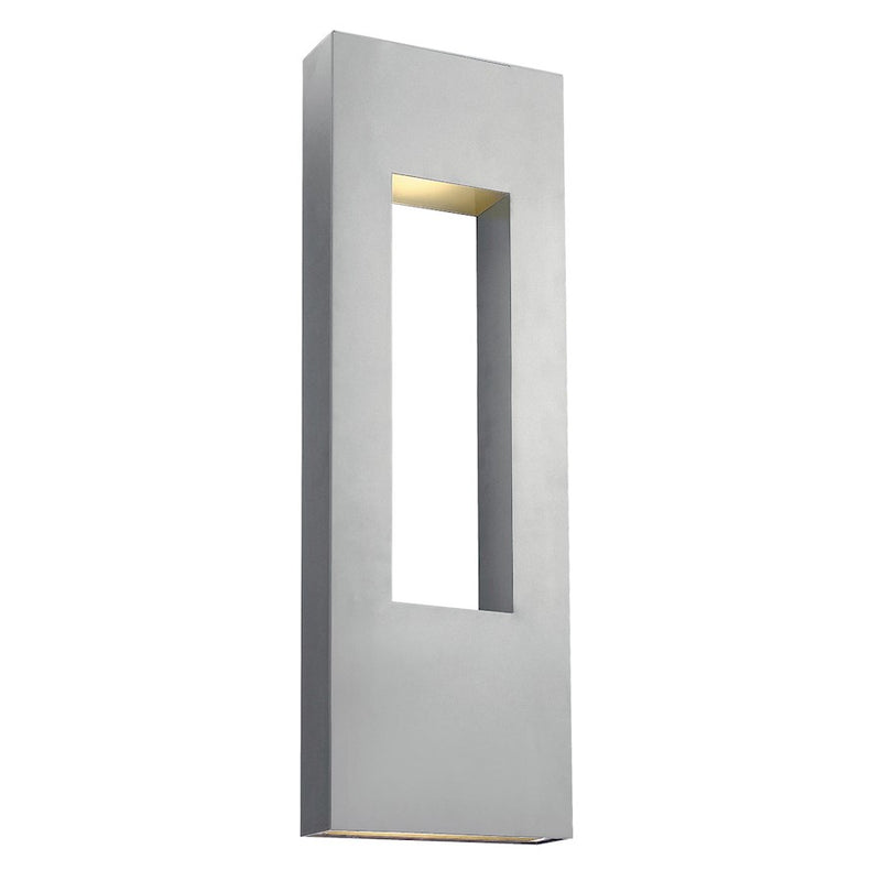 Hinkley Atlantis 36in 3-Light Outdoor Wall Sconce | Modern Bronze Aluminum and Etched Lens | Covered Patio & Entryway | 4 x 12 x 36 in | Model 1639BZ-LL