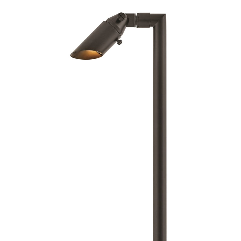 Hinkley Hardy Island 27in 1-Light Spot Light | Traditional Brass Satin Black Cast Brass and Clear Lens | Landscape & Garden Accent | 1.75 | Model 16507BSK