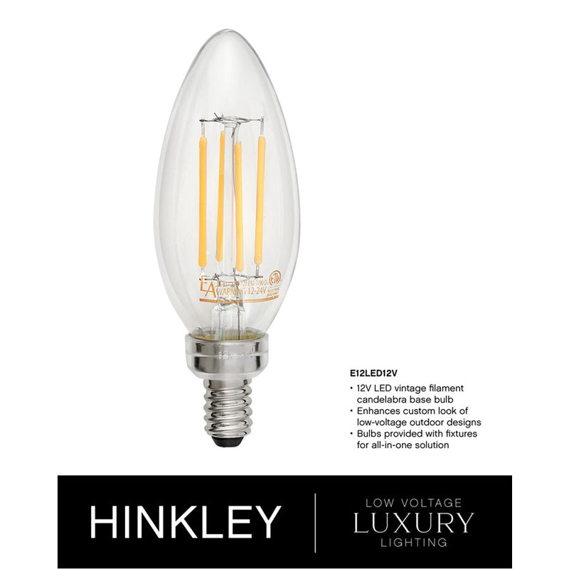 Hinkley Edgewater 15in 4-Light Outdoor Post Light | Traditional Black Cast Aluminum and Clear Seedy Glass | Covered Patio & Garden Path | Model 1677BK-LV