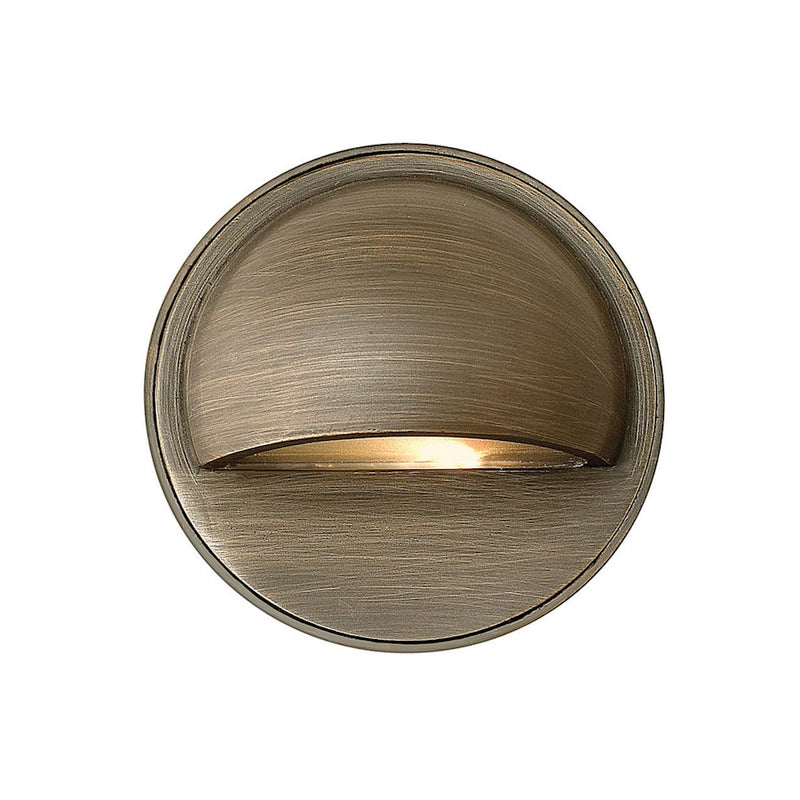 Hinkley Hardy Island 2in 1-Light Landscape Deck Light | Coastal Matte Bronze Cast Brass | Outdoor Step & Stair Lighting | 2 x 4 x 4 in | Model 16801MZ-LL