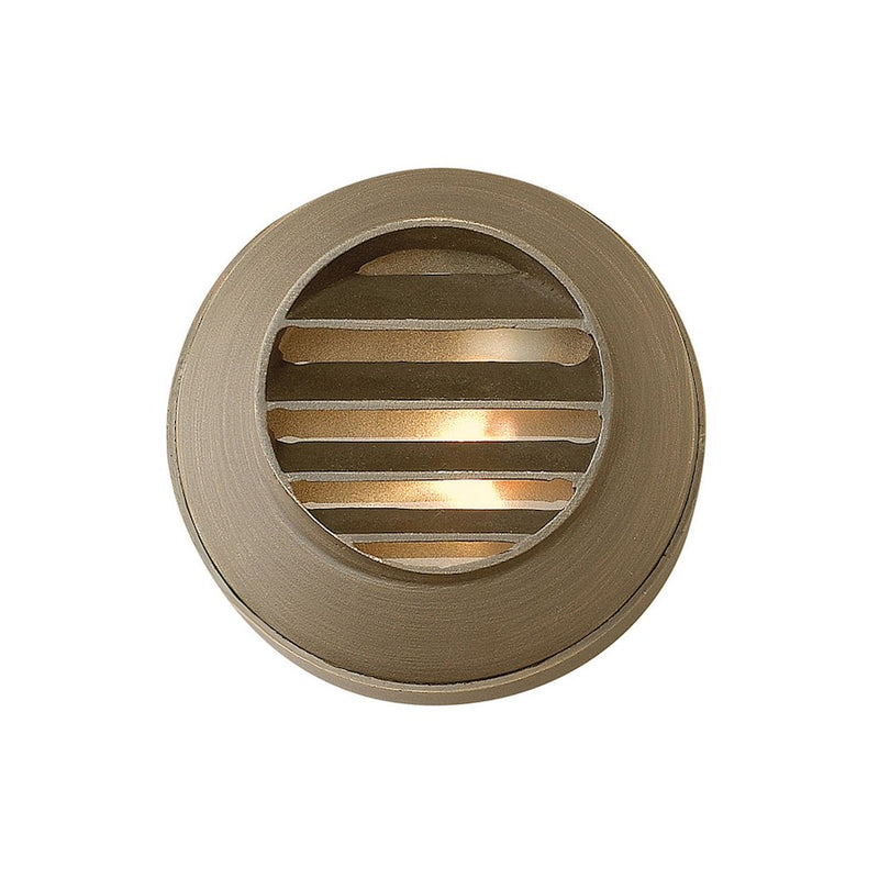 Hinkley Hardy Island 2in 1-Light Landscape Deck Light | Coastal Matte Bronze Cast Brass | Outdoor Step & Stair Lighting | 2 x 4 x 4 in | Model 16804MZ-LL