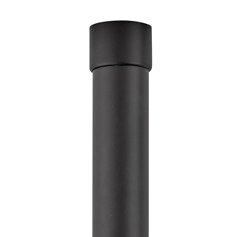 Hinkley Hardy Island 10in 1-Light Mount | Traditional Brass Satin Black Brass | Outdoor Landscape & Patio Accent | 1 x 1 x 10 in | Model 16910BSK