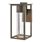 Hinkley Coen 1Lt Outdoor 16" Wall Mount, Bronze/Clear Seedy - 17020OZ-LL