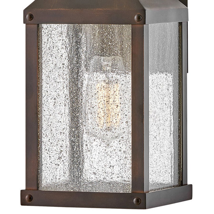Hinkley Lighting Beacon Hill Outdoor Wall Mount, Copper/Clear