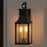 Hinkley Lighting Beacon Hill 2 Light Outdoor 8" Med Wall, Black/Seed