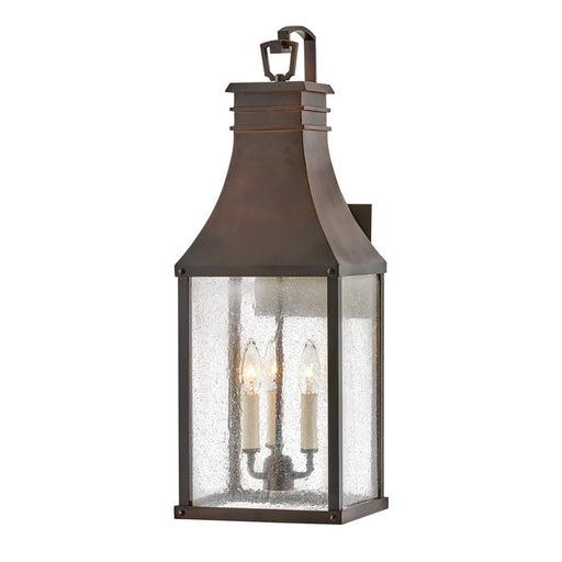 Hinkley Lighting Beacon Hill Outdoor Wall Mount, Copper/Clear