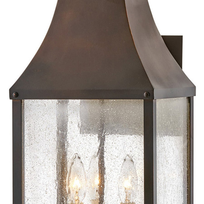 Hinkley Lighting Beacon Hill Outdoor Wall Mount, Copper/Clear