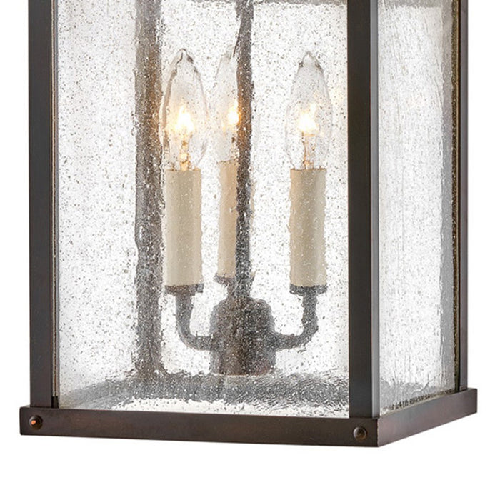Hinkley Lighting Beacon Hill Outdoor Wall Mount, Copper/Clear