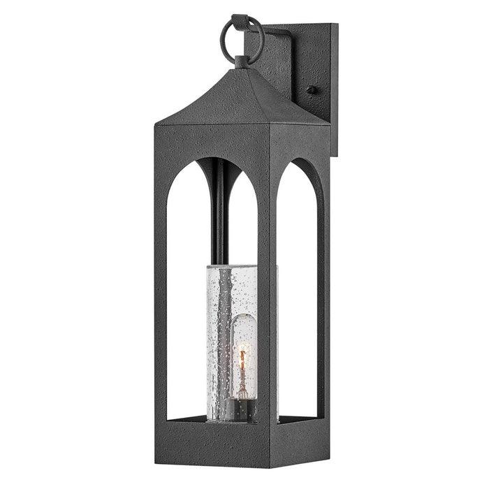 Hinkley Lighting Amina Outdoor 1-LT Wall, Distressed Zinc/Clear - 18084DSZ