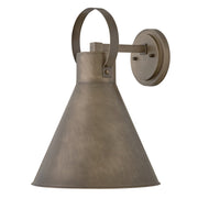 Hinkley Winnie 16.5in 1-Light Outdoor Wall Mount | Traditional Burnished Bronze Composite and Tapered Shade | Entryway & Covered Porch | Model 18874BU-LL