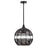 Hinkley Lighting Maddox 1 Light Outdoor Pendant, Black/Etched Opal - 19677BK