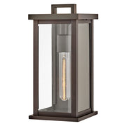 Hinkley Lighting Weymouth 1Lt Outdoor Wall Mount, Bronze/Clear Beveled - 20016OZ