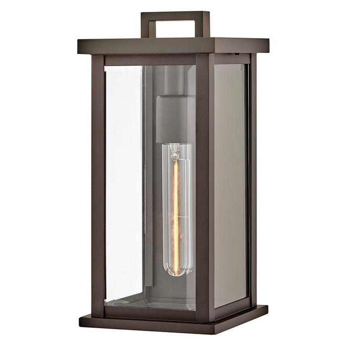 Hinkley Lighting Weymouth 1Lt Outdoor Wall Mount, Bronze/Clear Beveled - 20016OZ
