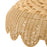Hinkley Paloma 3Lt 40" Chandelier, Lacquered Brass/Etched Opal