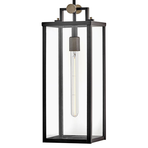 Hinkley Lighting Catalina 1 Light Outdoor Hanging, Black/Clear - 23012BK
