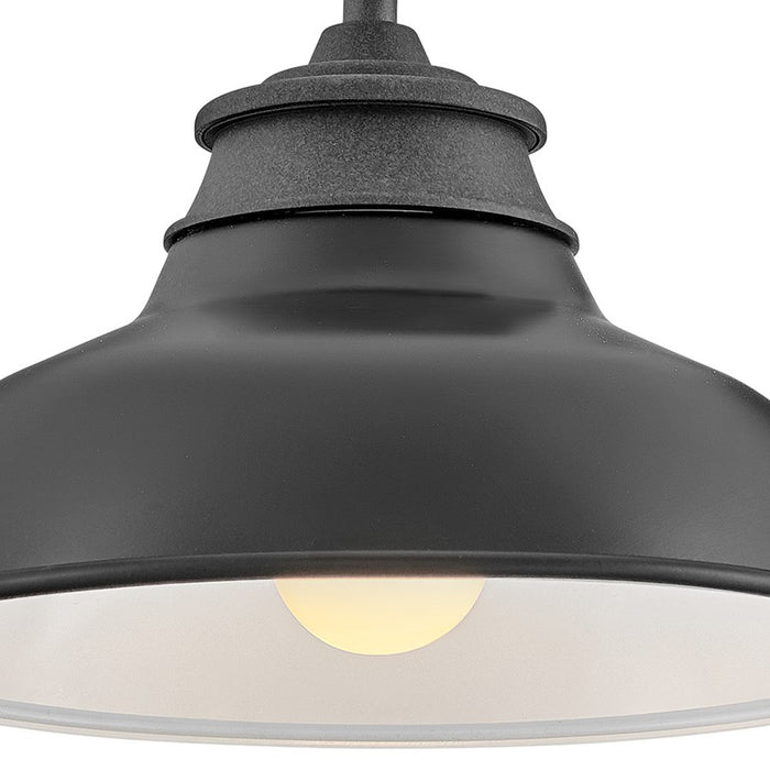 Hinkley Lighting Wallace 1 Light Outdoor Wall Mount, Aged Zinc
