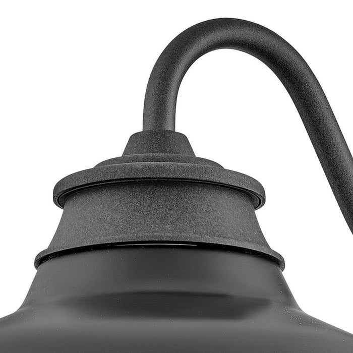 Hinkley Lighting Wallace 1 Light Outdoor Wall Mount, Aged Zinc