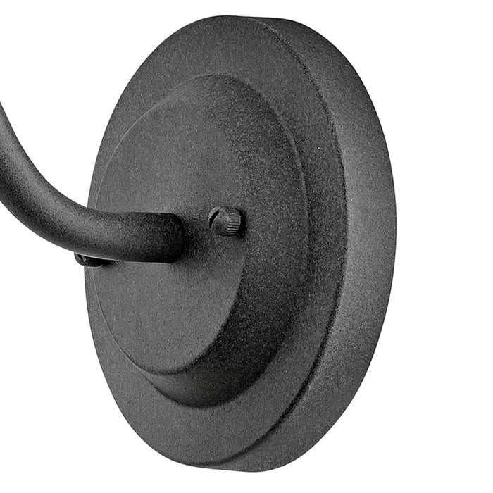 Hinkley Lighting Wallace 1 Light Outdoor Wall Mount, Aged Zinc