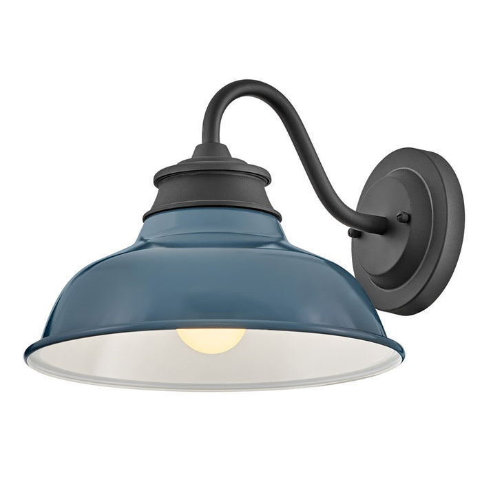Hinkley Lighting Wallace 1Lt Outdoor Wall Mount, Black/Denim Blue