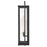 Hinkley Lighting Langston 1 Light Outdoor Wall Mount, Black/Clear