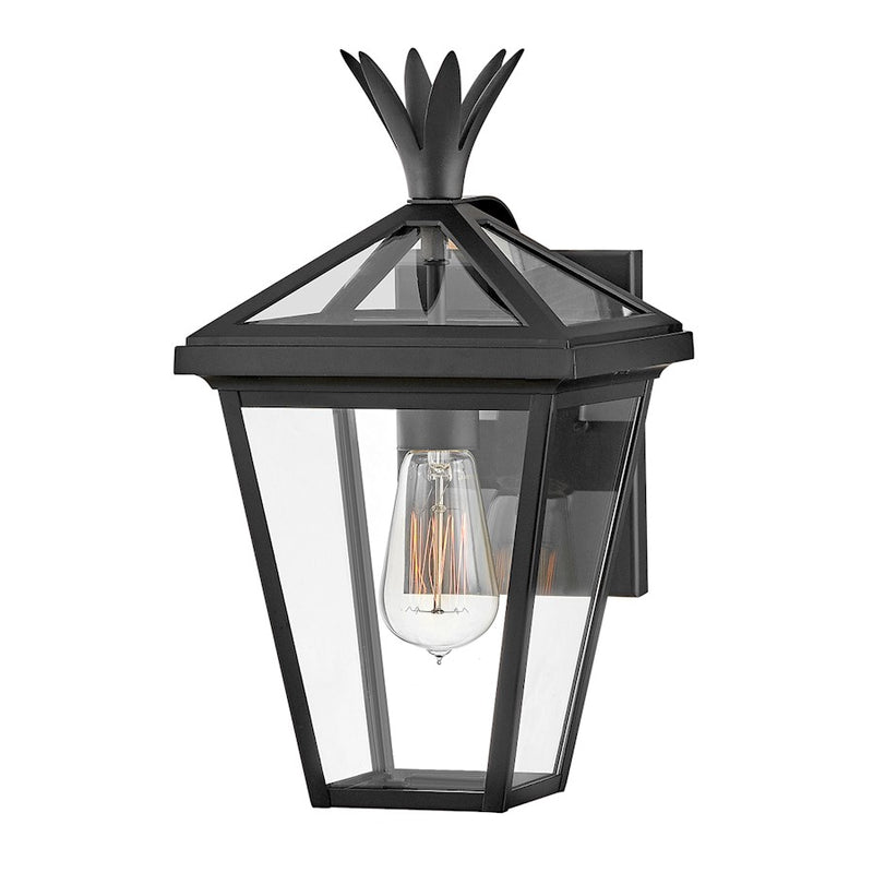 Hinkley Palma 1-Light Outdoor Wall Sconce | Transitional Burnished Bronze Aluminum and Clear Glass | Covered Patio & Entryway | 9.75 x 8 x | Model 26090BU
