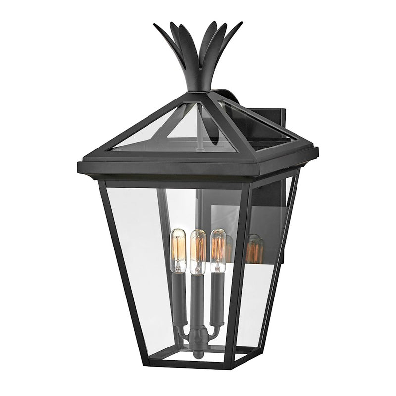Hinkley Palma 14in 3-Light Outdoor Wall Sconce | Transitional Burnished Bronze Aluminum and Clear Glass | Covered Patio & Entryway | 14 x | Model 26095BU