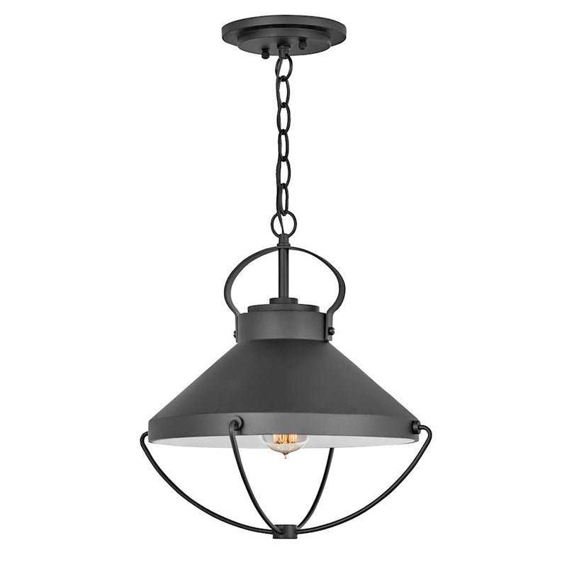 Hinkley Lighting Crew 1 Light Outdoor Hanging, Black