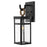 Hinkley Lighting Porter 1 Light Outdoor Sconce, Black