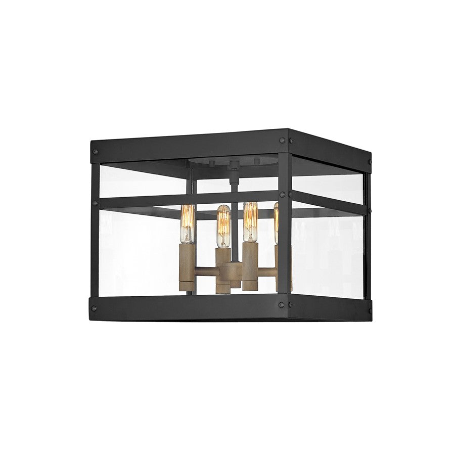 Hinkley Lighting Porter Outdoor Med. Hanging Lantern, Black