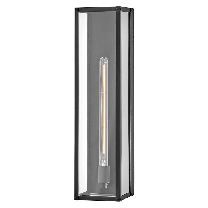 Hinkley Lighting Max 1 Light Outdoor 24" Wall Mount, Black/Clear - 28855BK