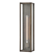 Hinkley Lighting Max 1Lt 6" Outdoor Wall Mount, Burnished Bronze/Clear - 28855BU