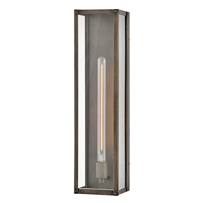 Hinkley Lighting Max 1Lt 6" Outdoor Wall Mount, Burnished Bronze/Clear - 28855BU