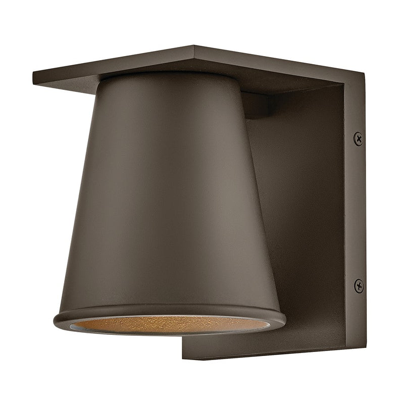 Hinkley Lighting Hans 1Lt Outdoor Wall Mount, Architectural Bronze