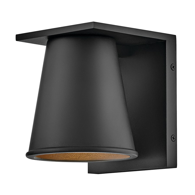Hinkley Lighting Hans 1 Light Outdoor Wall Mount, Black