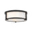 Hinkley Lighting Lowell 2 Light Small Outdoor Flush Mount, Black - 28963BK