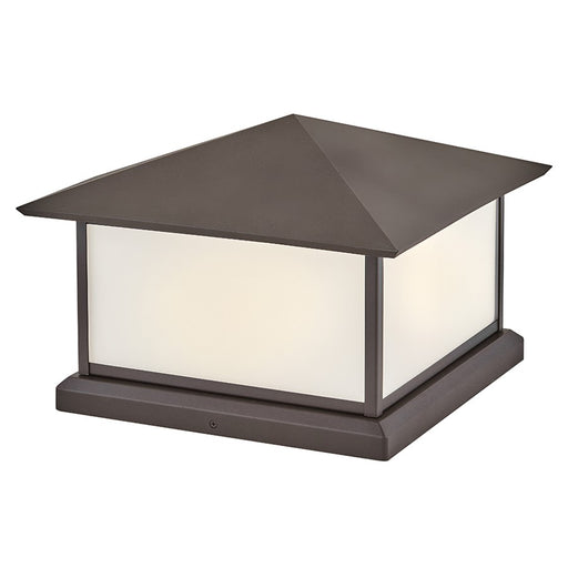 Hinkley Lighting Walter 2Lt Outdoor Pier Mount, Bronze/Etched White - 28987TR-LV