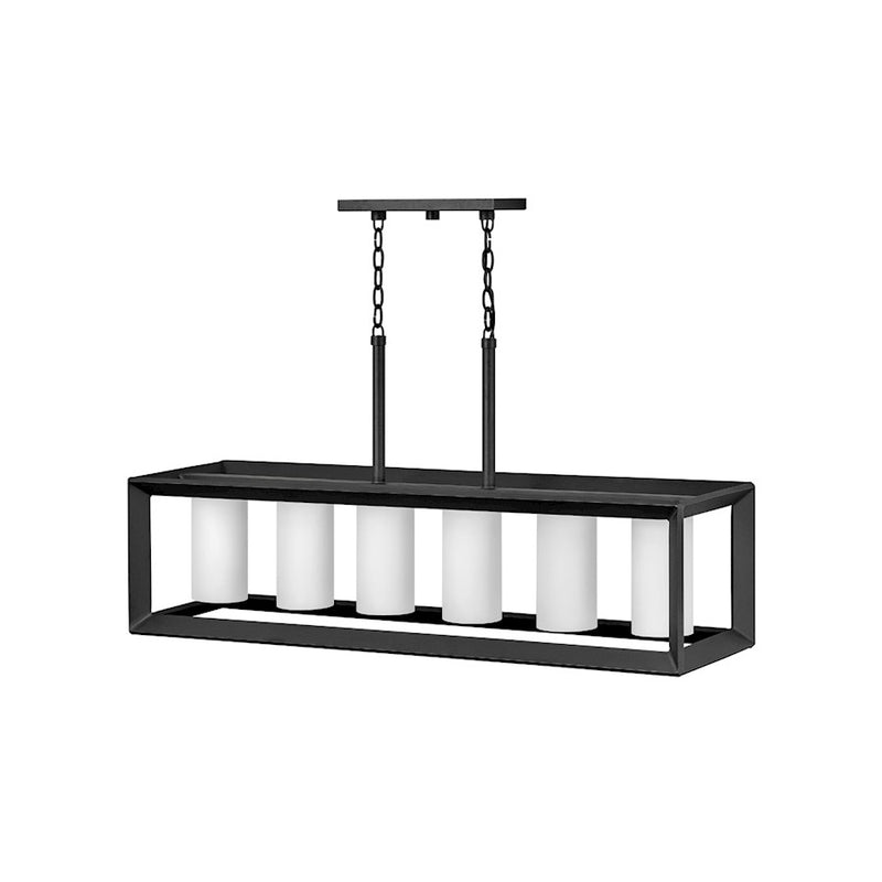 Hinkley Lighting Rhodes 6 Light Outdoor Hanging, Brushed Graphite