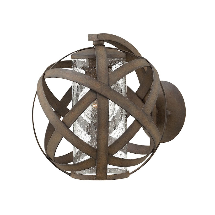 Hinkley Lighting Carson 1 Light Outdoor Small Wall Mount, Iron