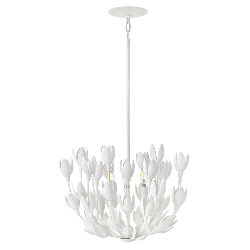 Hinkley Lighting Flora 3Lt Convertible Semi-Flush Mount, Plaster